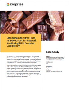 Exoprise Case Study Global Manufacturer