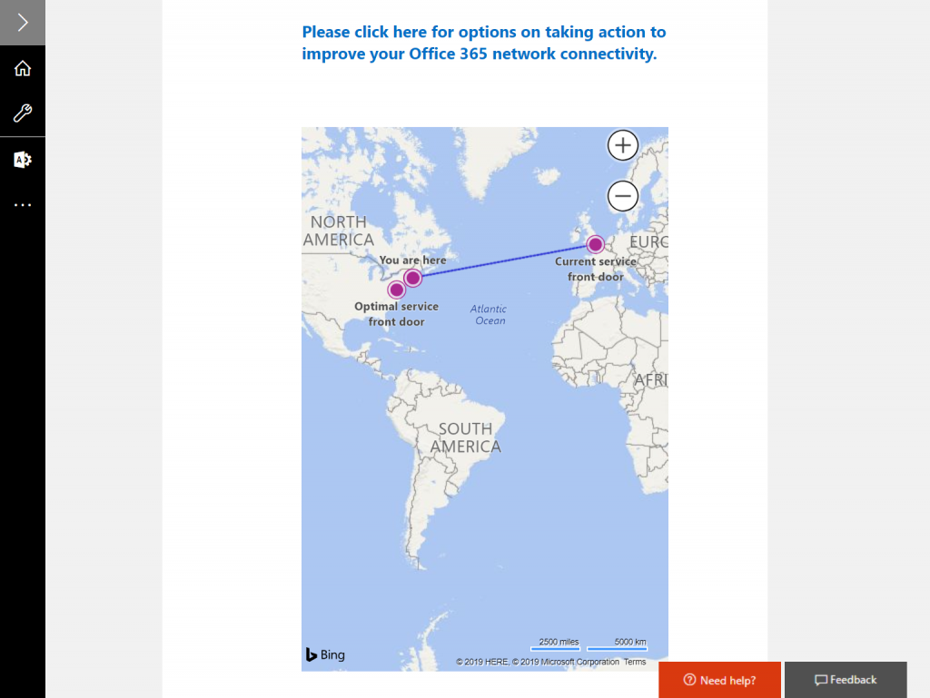 Office 365 Routing Results