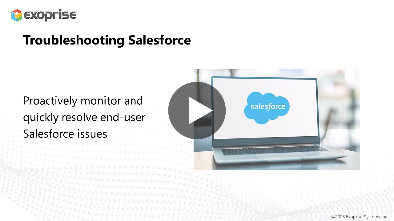 Troubleshoot Salesforce Performance Issues with Exoprise