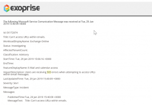 Email Notification for HTTP 503 Error Accessing URLs