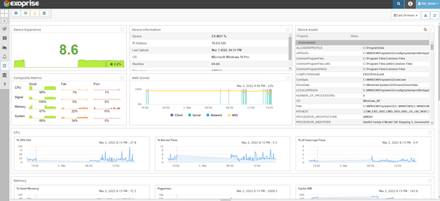 endpoint monitoring and individual resource consumption