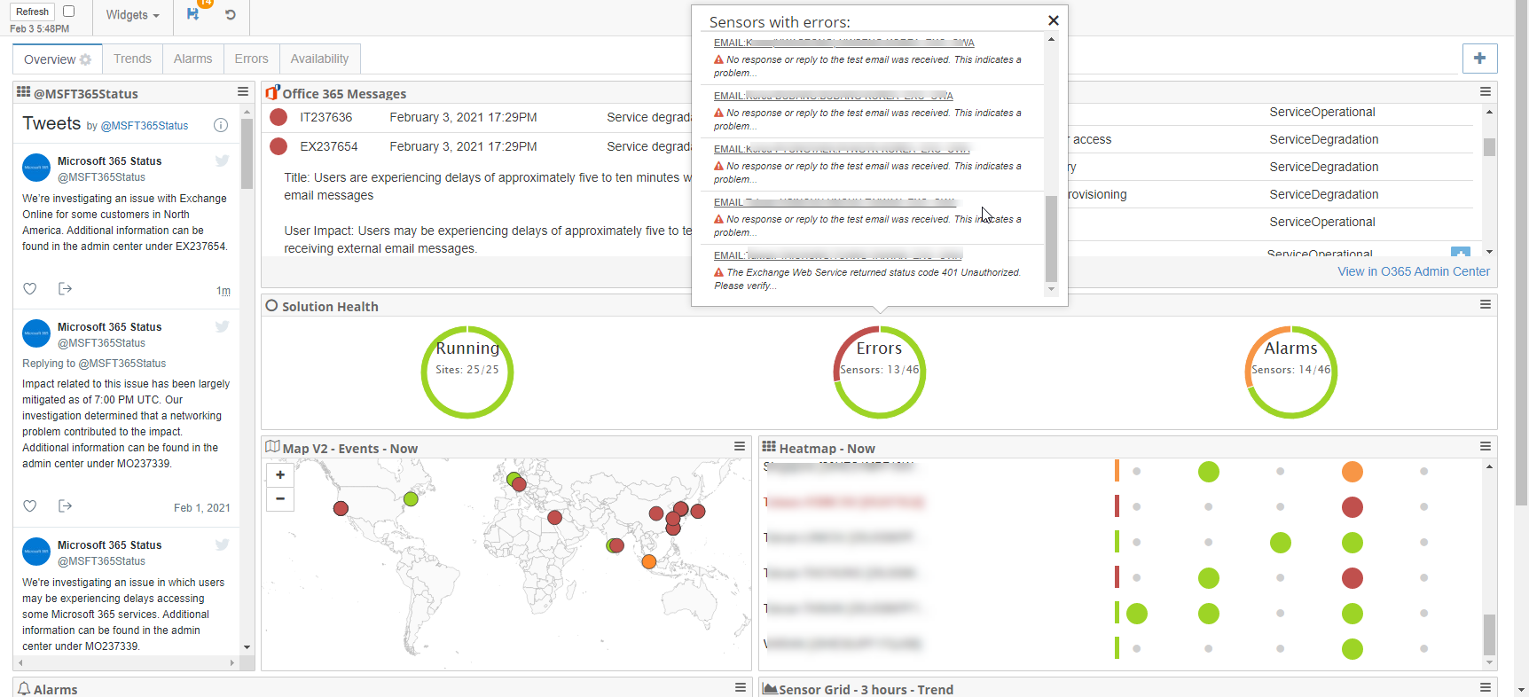 Microsoft Exchange Online Mail Delivery Outage, February 3rd Exoprise