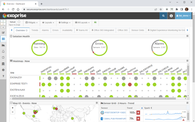 exoprise cloudready synthetic transaction monitoring