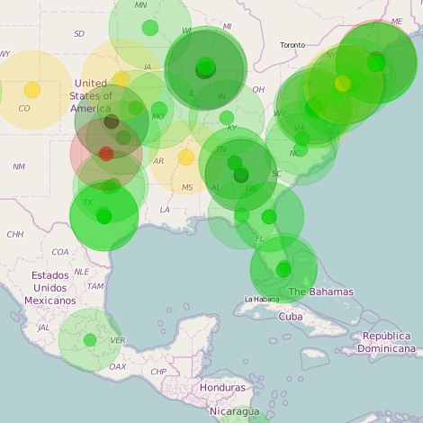 Sensor Mapview Sensor Mapview with Crowd Radial Data