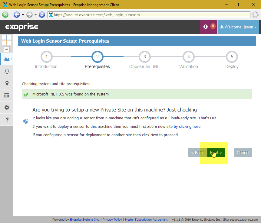 Sensor introduction page