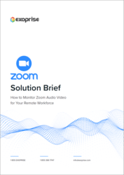 How To Monitor Zoom Solutions Brief