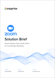 How to Monitor Zoom Solutions Brief