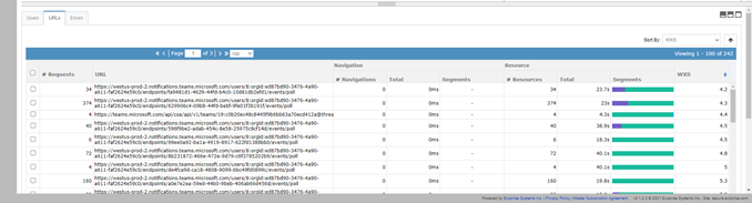 Microsoft Teams errors and WXS