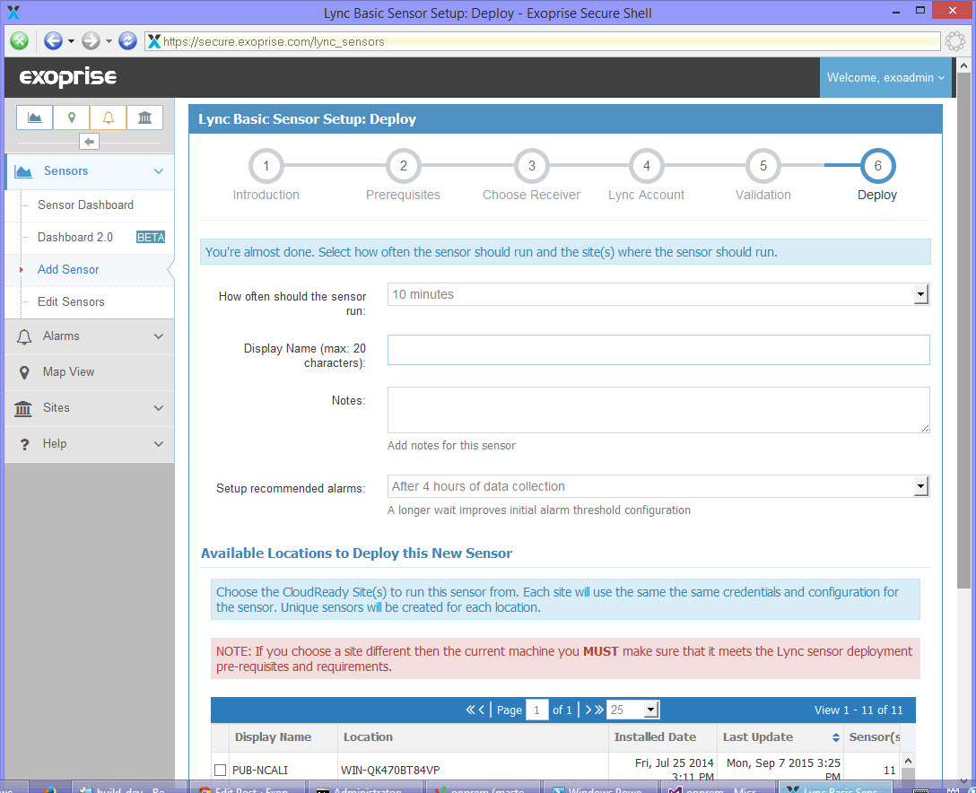 Skype Monitoring Deploy 6