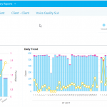 Example Skype Call Quality Dashboard Summary Report