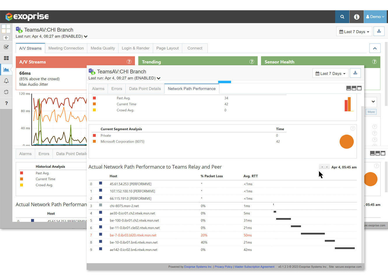 Teams Real-Time Network Path Analysis