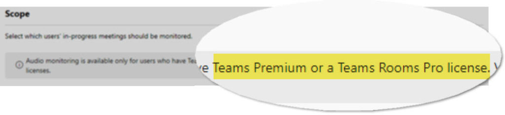 Team Alert Rules Requires Teams Premium for Users