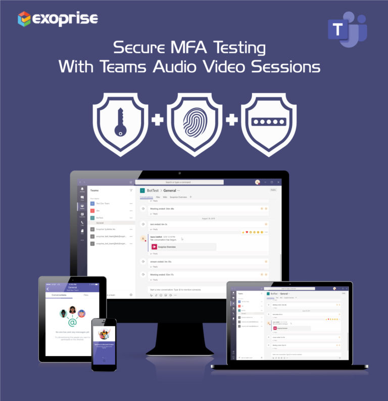 How to Test MultiFactor Authentication for Microsoft Teams Exoprise
