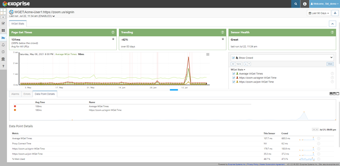 HTTP response during VPN connection